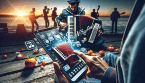 Domina el acordeón con apps móviles